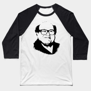 Danny DeVito Pop Art Portrait Baseball T-Shirt